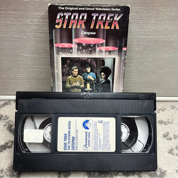 STAR TREK TOS Original Series TNG Battlestar Galactica VHS Incomplete Set Lot - Picture 4 of 16